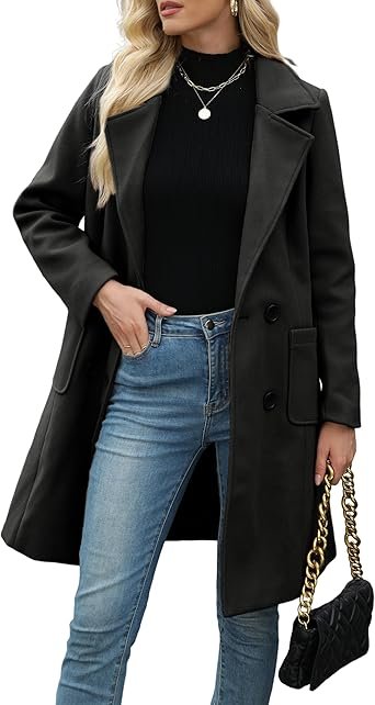urban elegance double breasted coat urban elegance double breasted coat